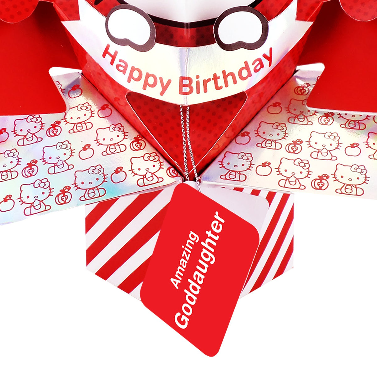 Hello Kitty 3D Pop Up Goddaughter Birthday Card Cute Keepsake Card For Her