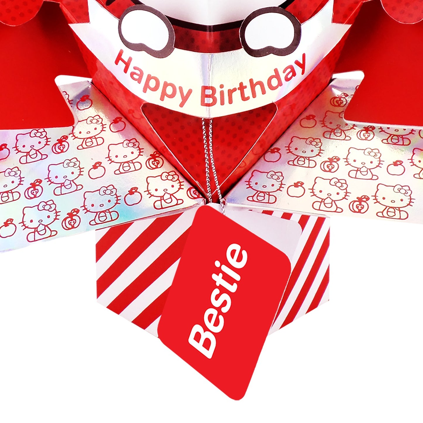 Hello Kitty 3D Pop Up Bestie Birthday Card Cute Licensed Keepsake Card For Her