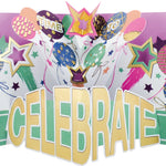 Party Till You Pop Party Time Fun! 3D Pop Up Birthday Greeting Card