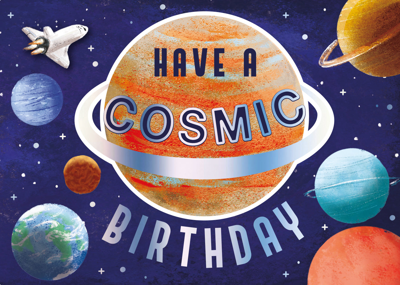 Have A Cosmic Birthday Rocket Adventure Awaits! 3D Pop Up Birthday Card