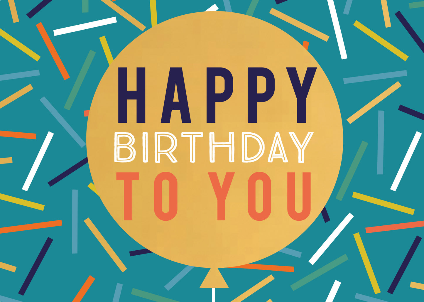 Happy Birthday To You Party Pop Balloons! 3D Pop Up Birthday Card