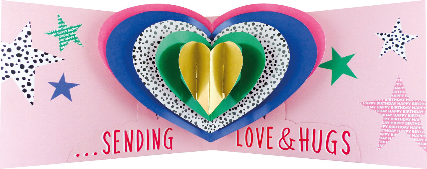 Special Friend On Your Birthday Rainbow Love! 3D Pop Up Birthday Card