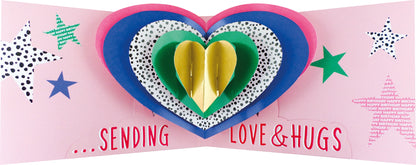 Special Friend On Your Birthday Rainbow Love! 3D Pop Up Birthday Card