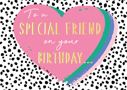 Special Friend On Your Birthday Rainbow Love! 3D Pop Up Birthday Card