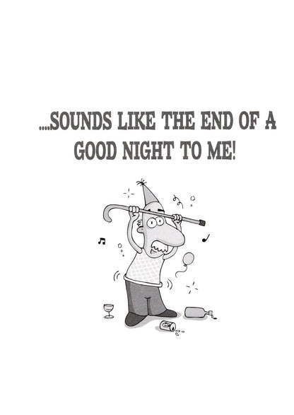 Getting Older May Involve Humour Birthday Card