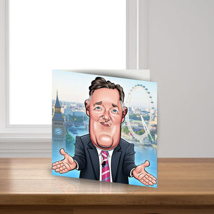Piers Morgan Birthday Greeting Sound Card Blank Inside