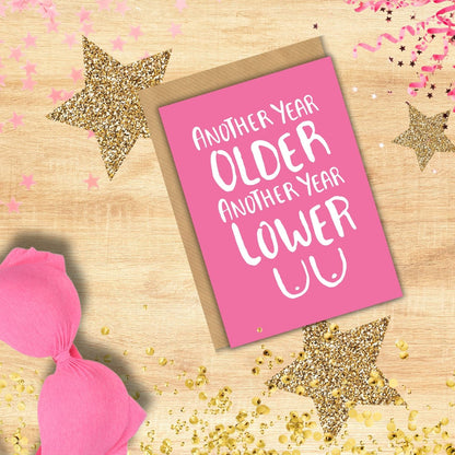 Scribbler Older & Lower Boobs Perkify! Funny Birthday Card