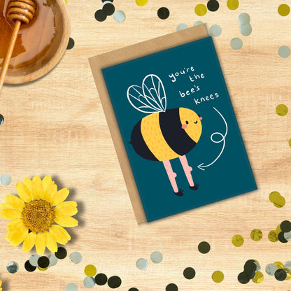 Scribbler You're The Bee's Knees Buzzing Knees! Funny Greeting Card