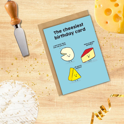 Scribbler The Cheesiest Birthday Card Cheese-Tastic Funny Birthday Card
