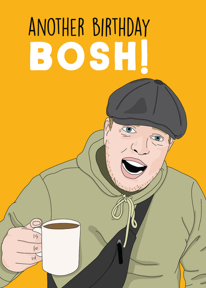 Scribbler Another Birthday Bosh! Party Bosh Bash! Funny Birthday Card