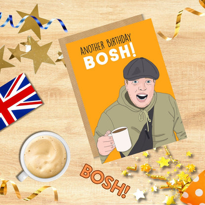 Scribbler Another Birthday Bosh! Party Bosh Bash! Funny Birthday Card