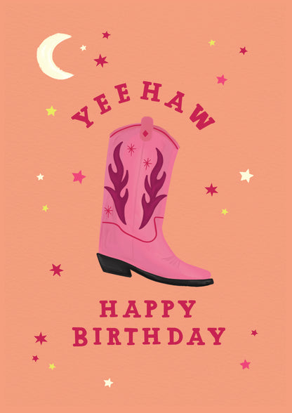 Scribbler Yee Haw Happy Birthday Yee-Haw Palooza! Funny Birthday Card