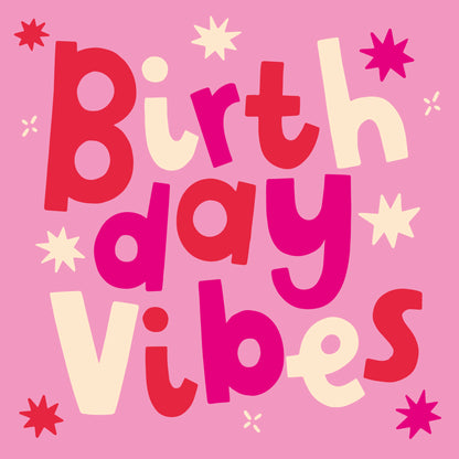 Scribbler Pink Birthday Vibes Birthday Bash-Tastic! Fun Birthday Card