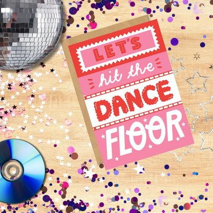 Scribbler Hit The Dance Floor Dance-Tastic Fun! Funny Greeting Card
