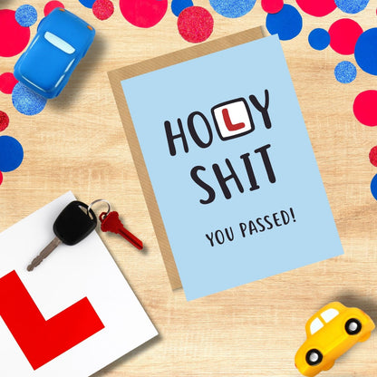 Scribbler You Passed! Driving Test Vroom Vroom! Funny Congratulations Greeting Card