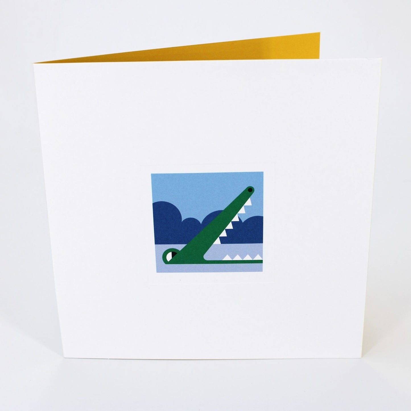 2toTango 3D Pop Up Card Green Crocodile Greeting Card Any Occasion