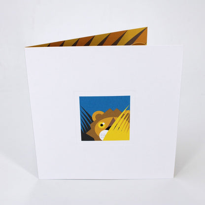 2toTango 3D Pop Up Card Roaring Lion Greeting Card Any Occasion