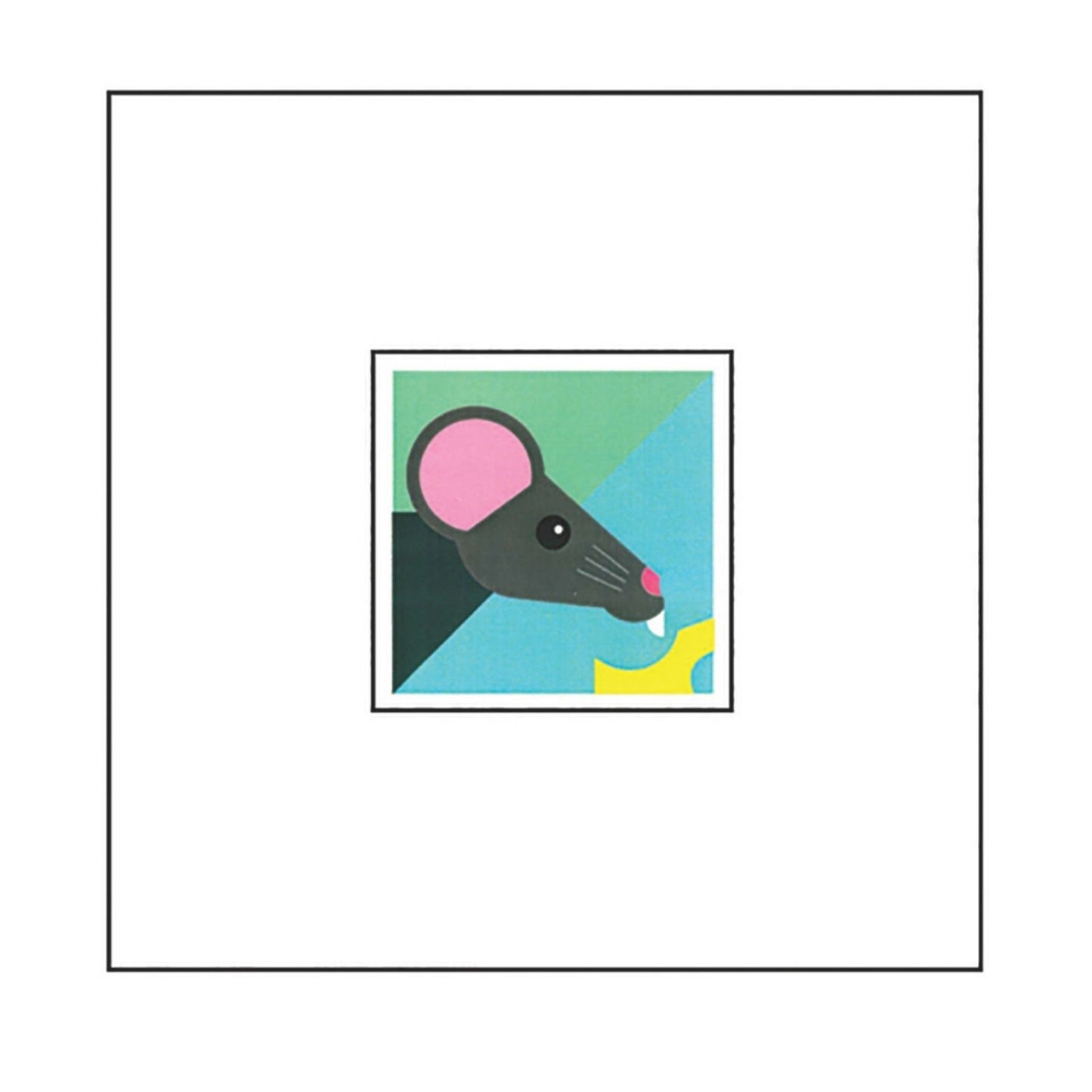 2toTango 3D Pop Up Card Cute Mouse With Cheese Greeting Card Any Occasion