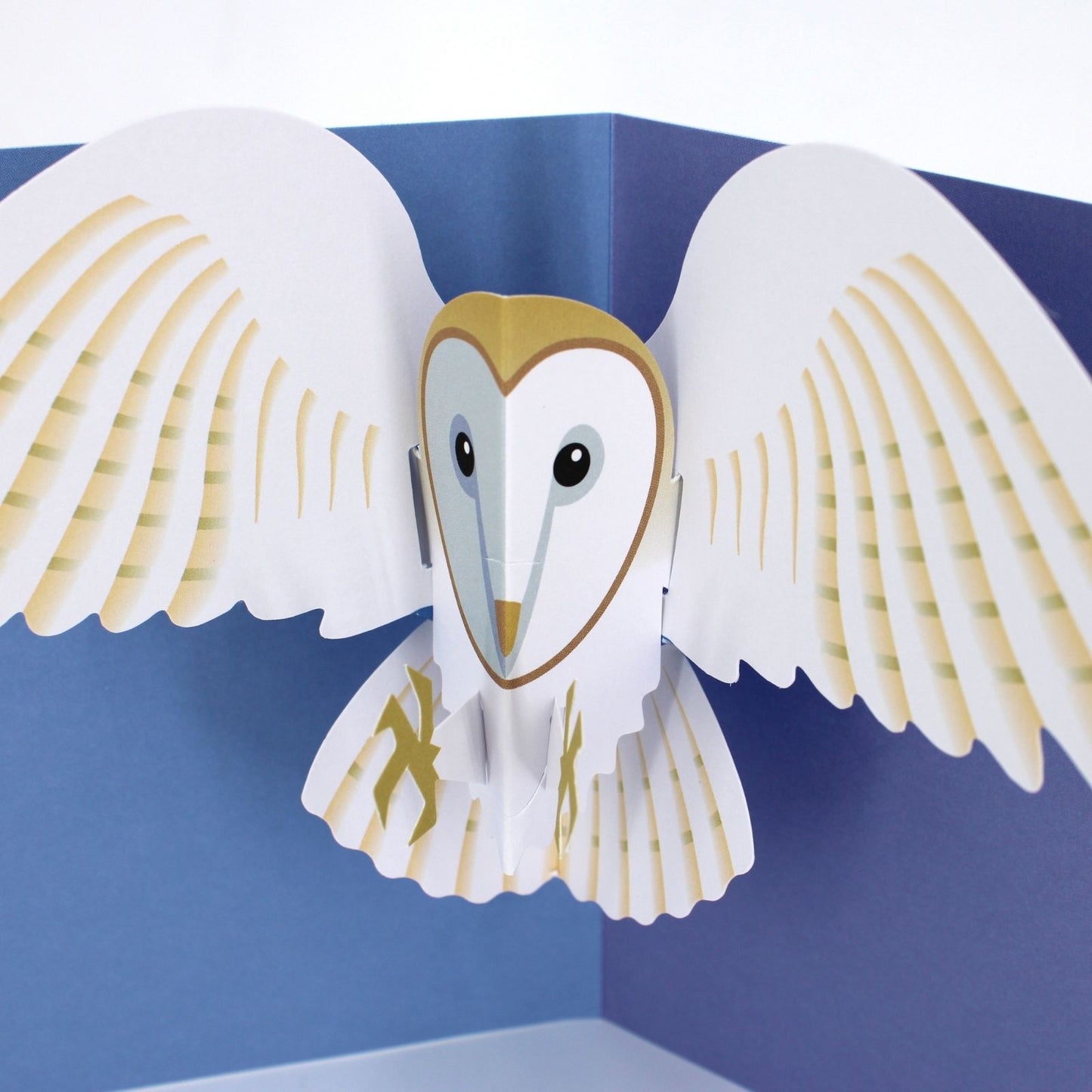 2toTango 3D Pop Up Card Owl In Flight Greeting Card Any Occasion