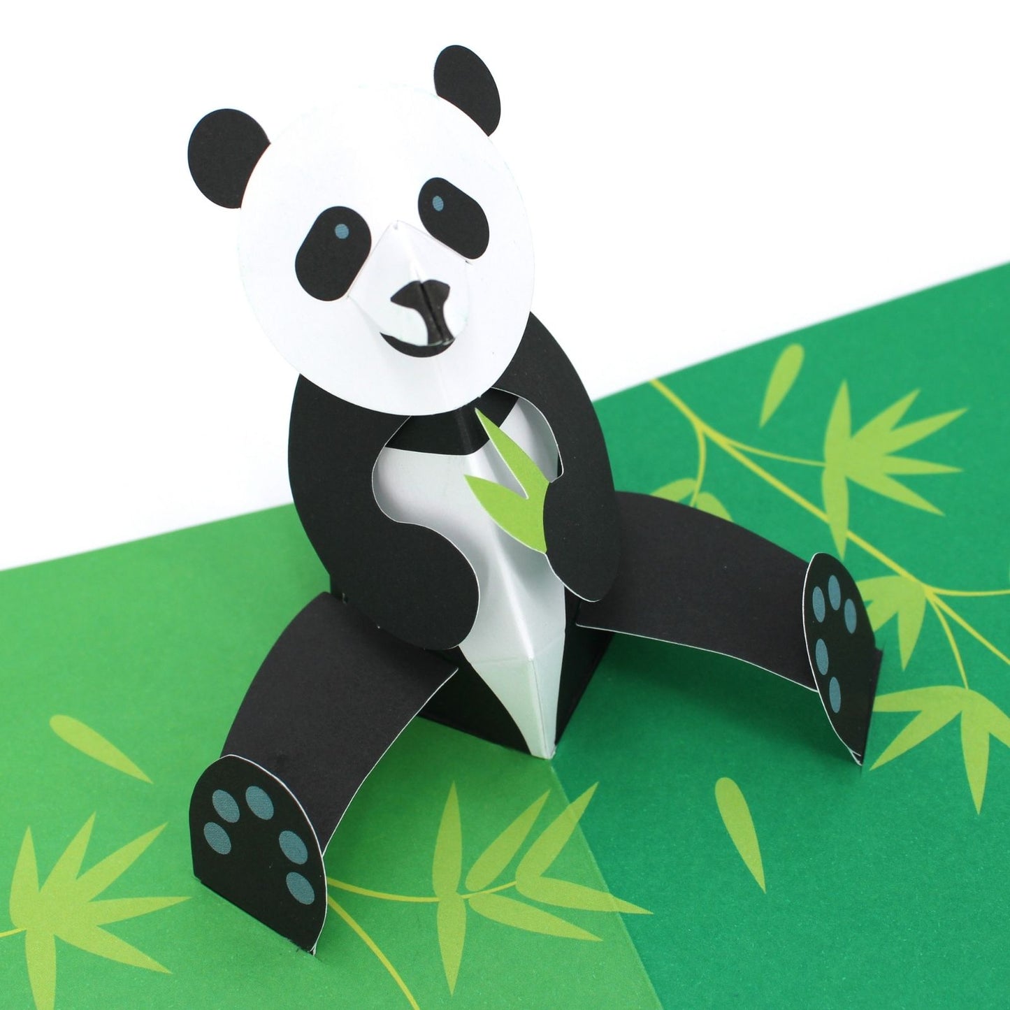 2toTango 3D Pop Up Card Playful Panda Greeting Card Any Occasion