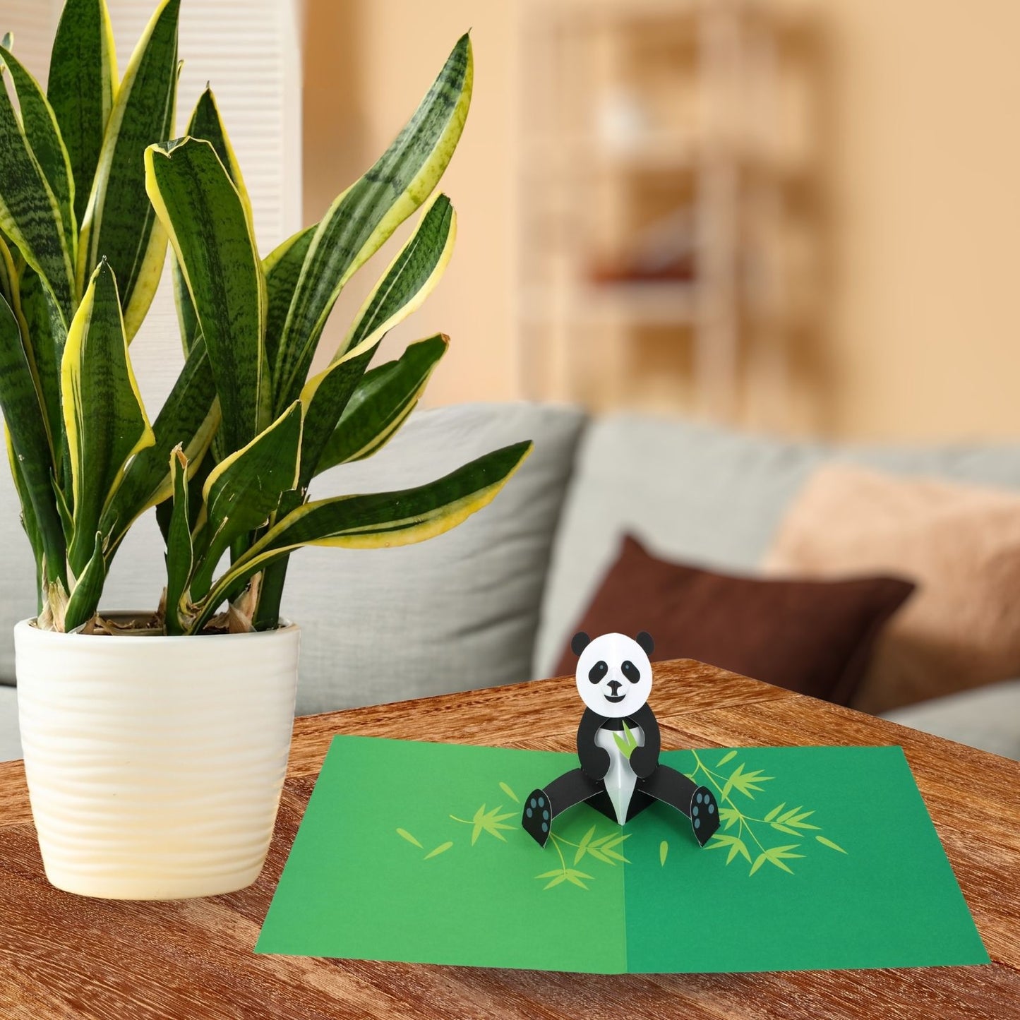 2toTango 3D Pop Up Card Playful Panda Greeting Card Any Occasion
