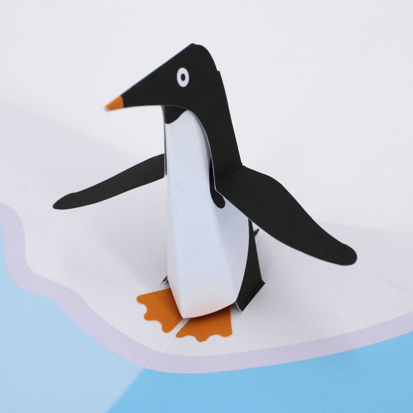 2toTango 3D Pop Up Card Penguin Greeting Card Any Occasion