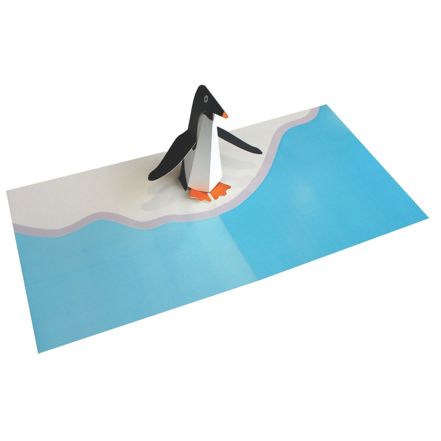 2toTango 3D Pop Up Card Penguin Greeting Card Any Occasion