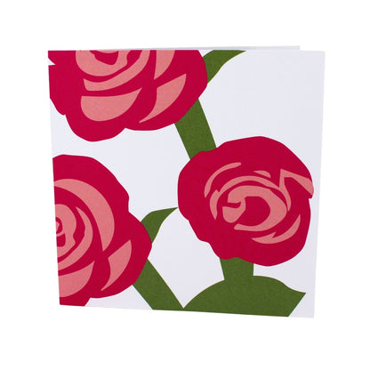 2toTango 3D Pop Up Card Floral Display Red Roses Greeting Card Any Occasion