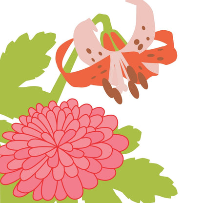 2toTango 3D Pop Up Card Red Floral Bouquet Greeting Card Any Occasion