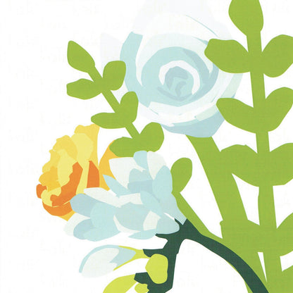 2toTango 3D Pop Up Card Yellow Floral Bouquet Greeting Card Any Occasion