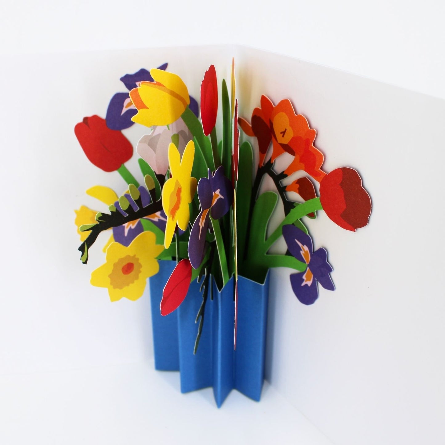 2toTango 3D Pop Up Card Floral Display Spring Bouquet Greeting Card Any Occasion