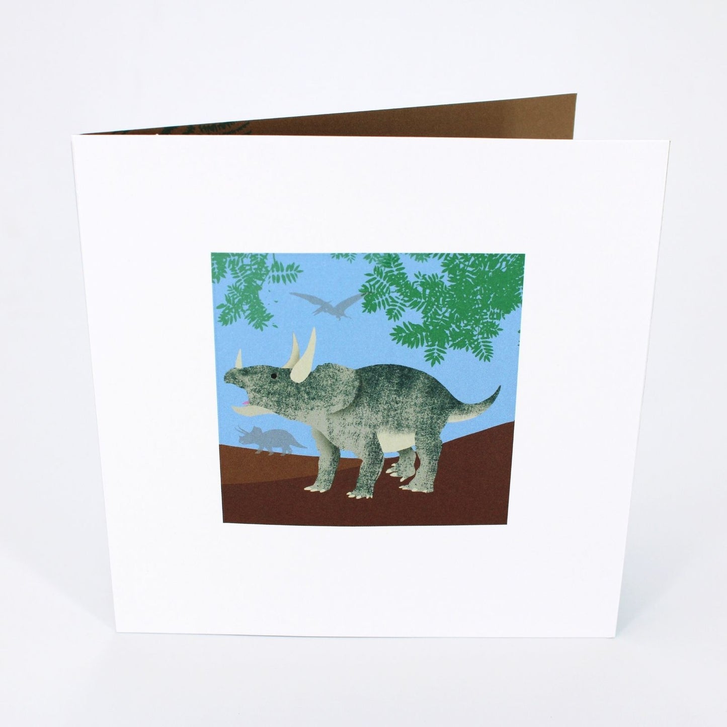 2toTango 3D Pop Up Card Triceratops Dinosaur Greeting Card Any Occasion