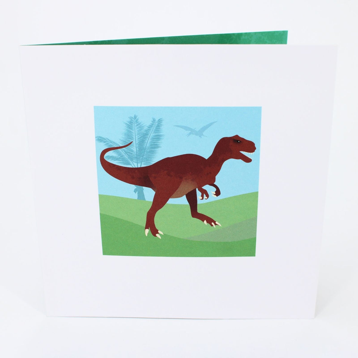 2toTango 3D Pop Up Card Tyrannosaurus T-Rex Dinosaur Greeting Card Any Occasion