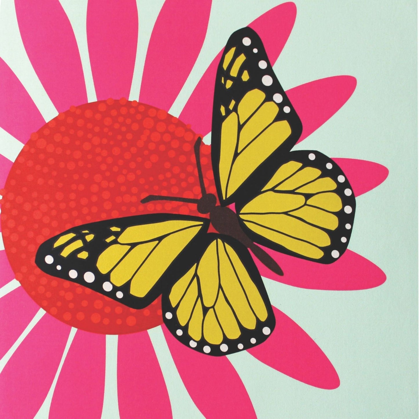 2toTango 3D Pop Up Card Butterfly On A Flower Greeting Card Any Occasion