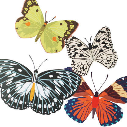 2toTango 3D Pop Up Card Colourful Butterflies Greeting Card Any Occasion