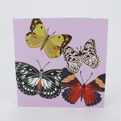 2toTango 3D Pop Up Card Colourful Butterflies Greeting Card Any Occasion