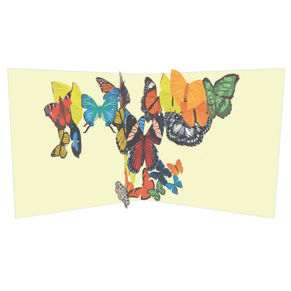 2toTango 3D Pop Up Card Kaleidoscope Of Butterflies Greeting Card Any Occasion