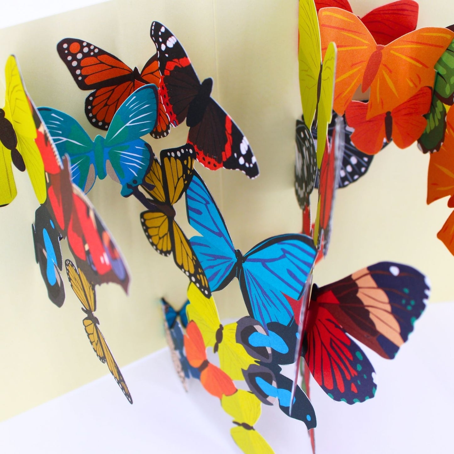 2toTango 3D Pop Up Card Kaleidoscope Of Butterflies Greeting Card Any Occasion