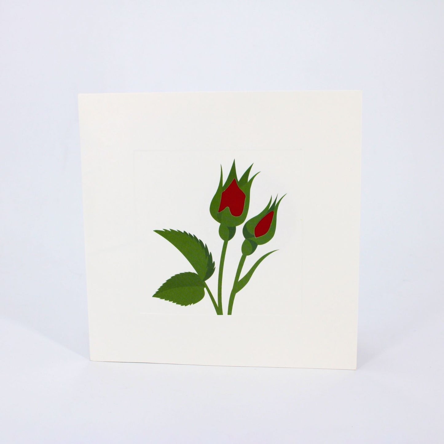 2toTango 3D Pop Up Card Single Red Rose Greeting Card Any Occasion