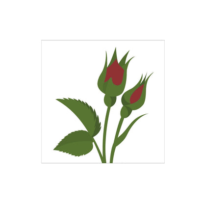 2toTango 3D Pop Up Card Green Single Red Rose Greeting Card Any Occasion