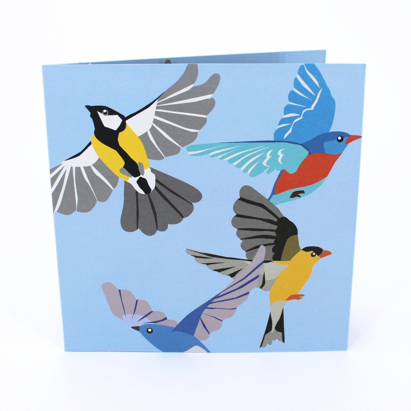 2toTango 3D Pop Up Card Colourful Birds Greeting Card Any Occasion