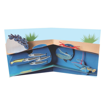 2toTango 3D Pop Up Card Shoreline View Greeting Card Any Occasion