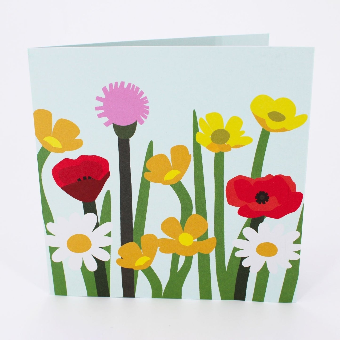 2toTango 3D Pop Up Card Mixed Wild Flowers Greeting Card Any Occasion