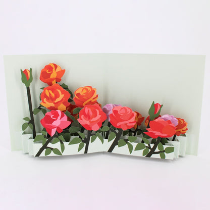 2toTango 3D Pop Up Card Mixed Roses Greeting Card Any Occasion