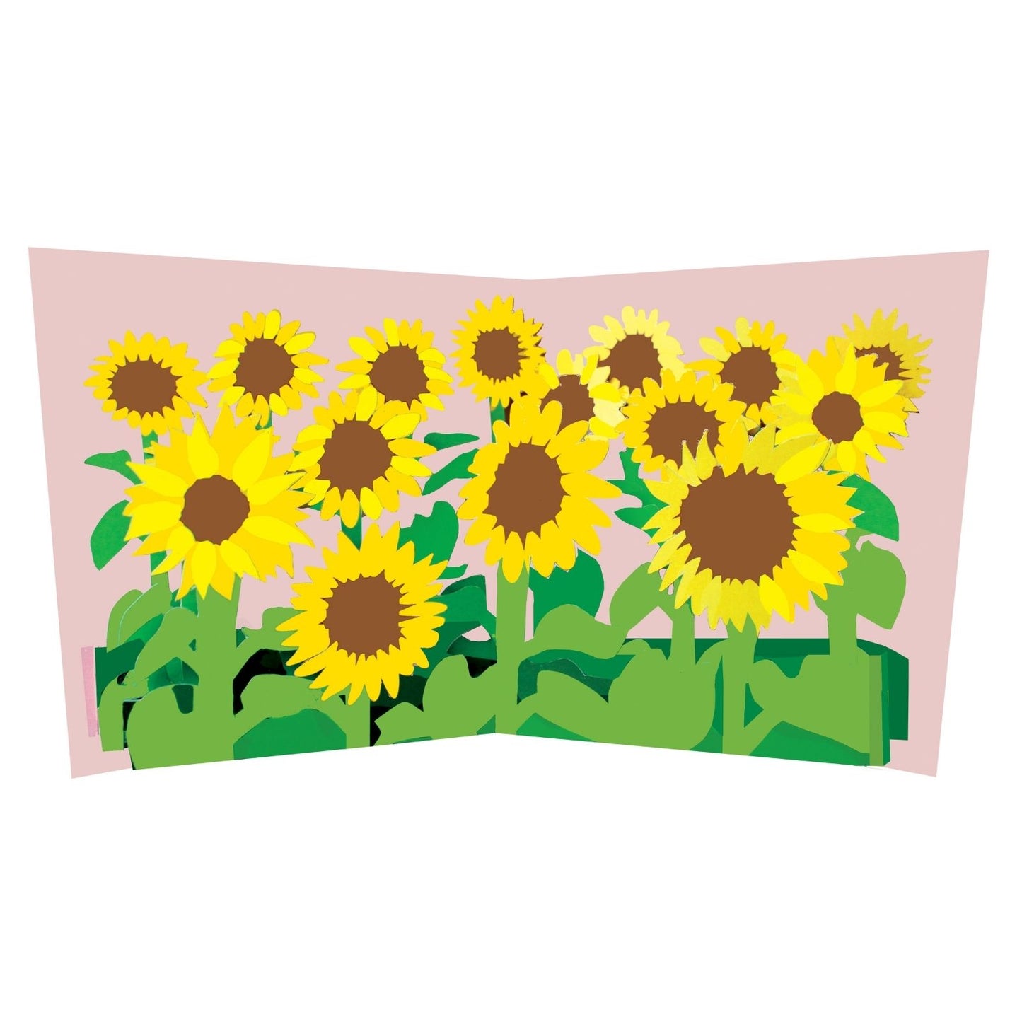 2toTango 3D Pop Up Card Yellow Sunflowers Greeting Card Any Occasion
