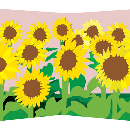 2toTango 3D Pop Up Card Yellow Sunflowers Greeting Card Any Occasion