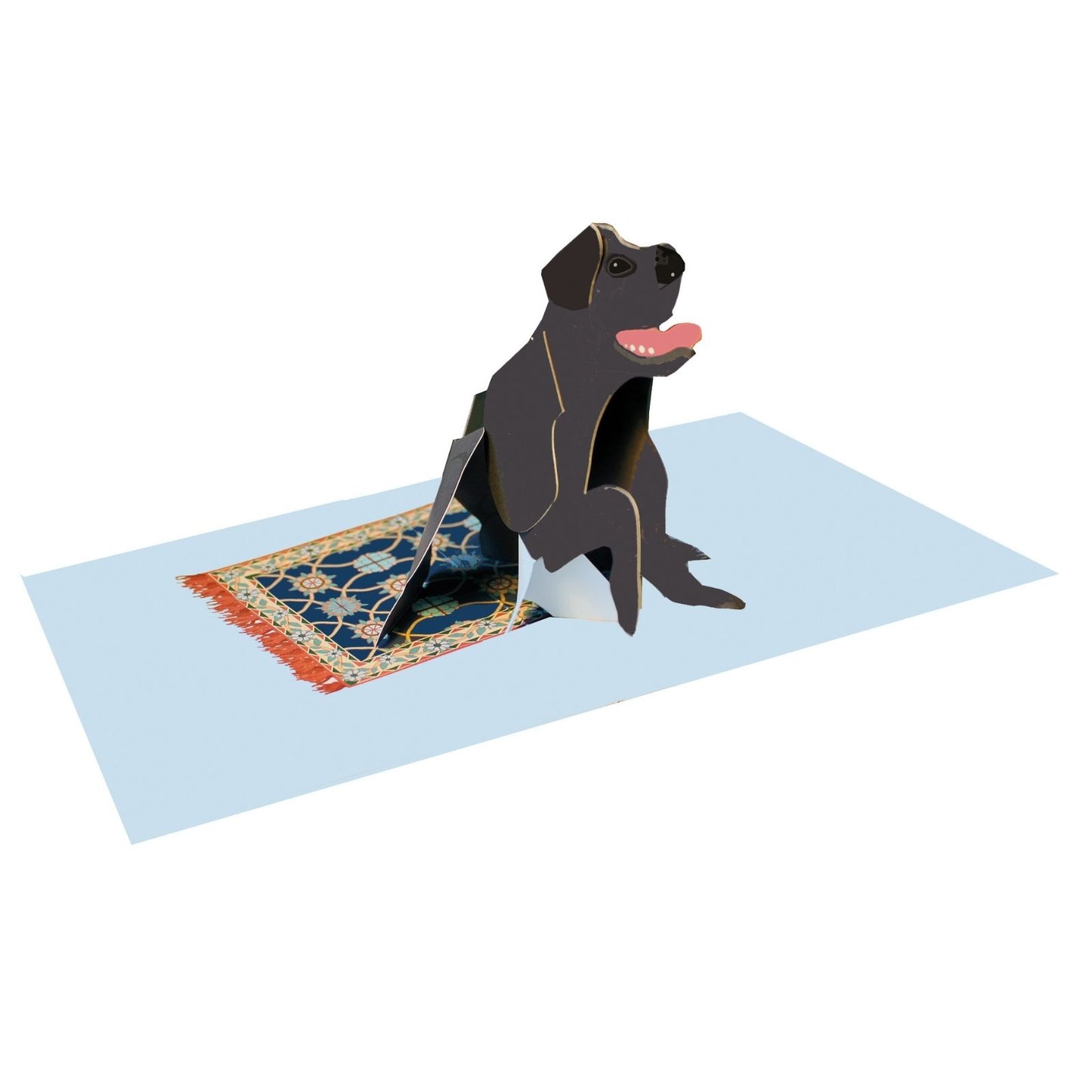 2toTango 3D Pop Up Card Cute Labrador Greeting Card Any Occasion