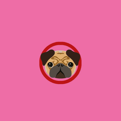 2toTango 3D Pop Up Card Dog Cute Pug Greeting Card Any Occasion