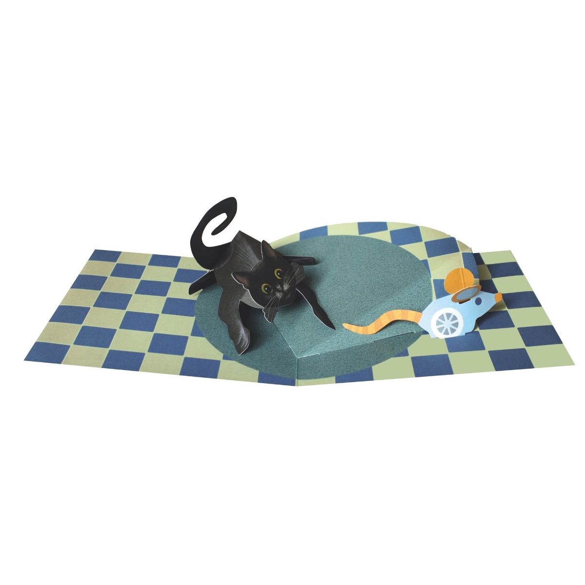 2toTango 3D Pop Up Card Cat & Mouse Greeting Card Any Occasion