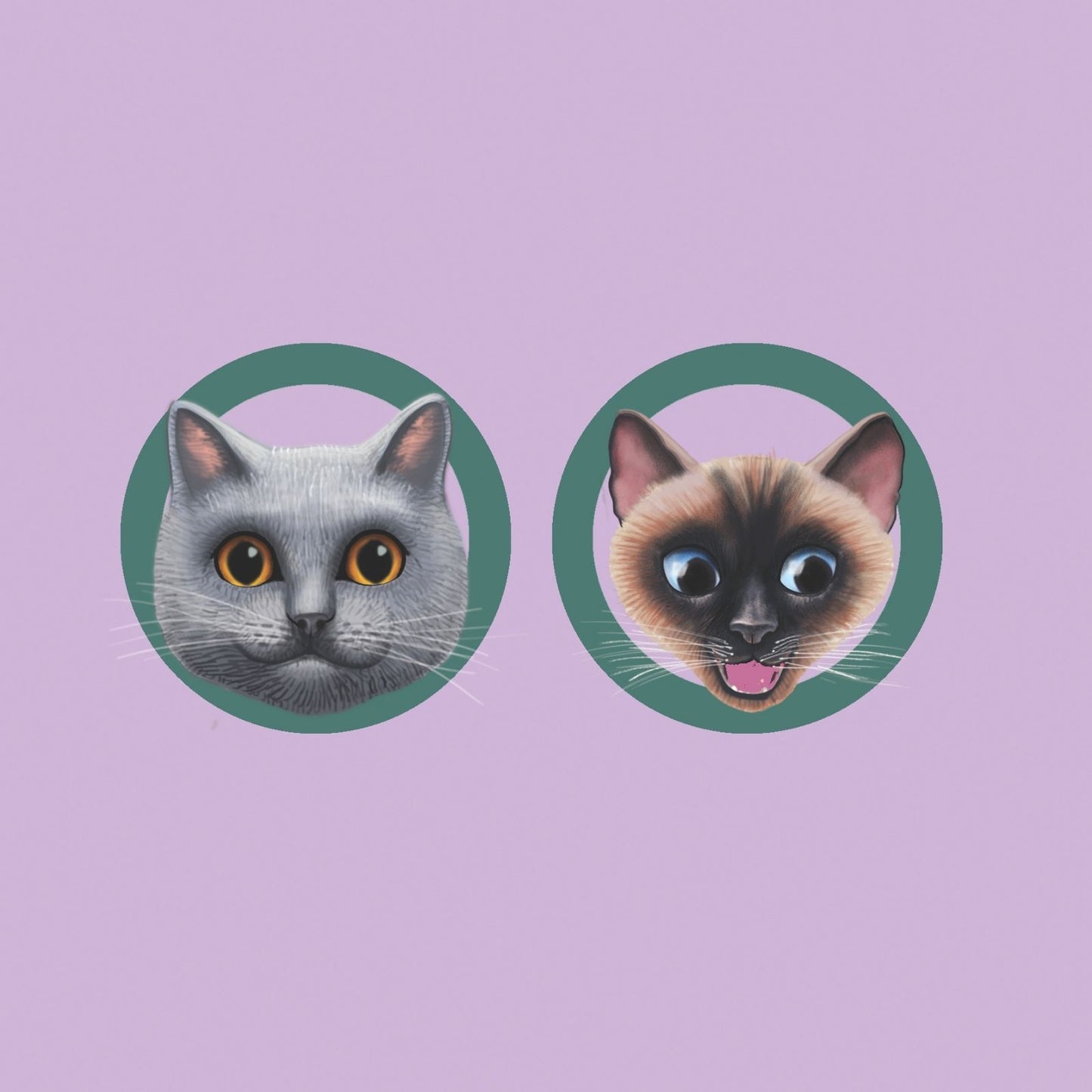 2toTango 3D Pop Up Card Two Cats Greeting Card Any Occasion